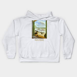 Open Window at Collioure (1905) by Henri Matisse Kids Hoodie